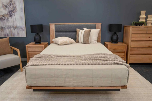 wooden bed frame