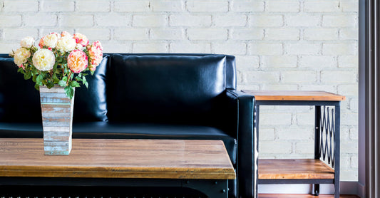 wooden side table