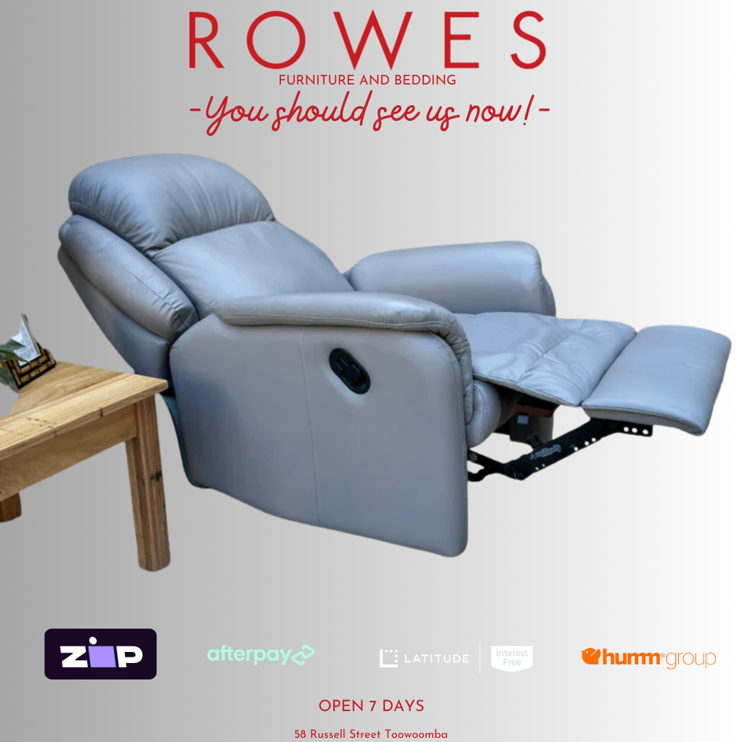 Australian Made Leather recliner