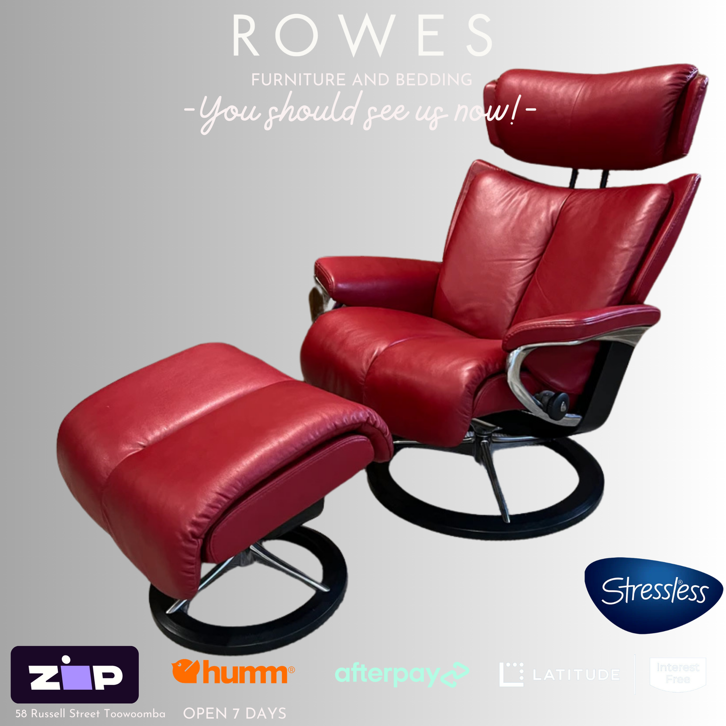 Stressless Leather recliner