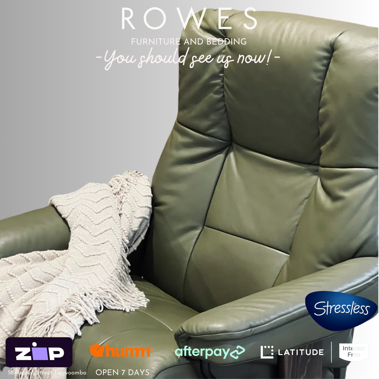 Stressless Leather recliner