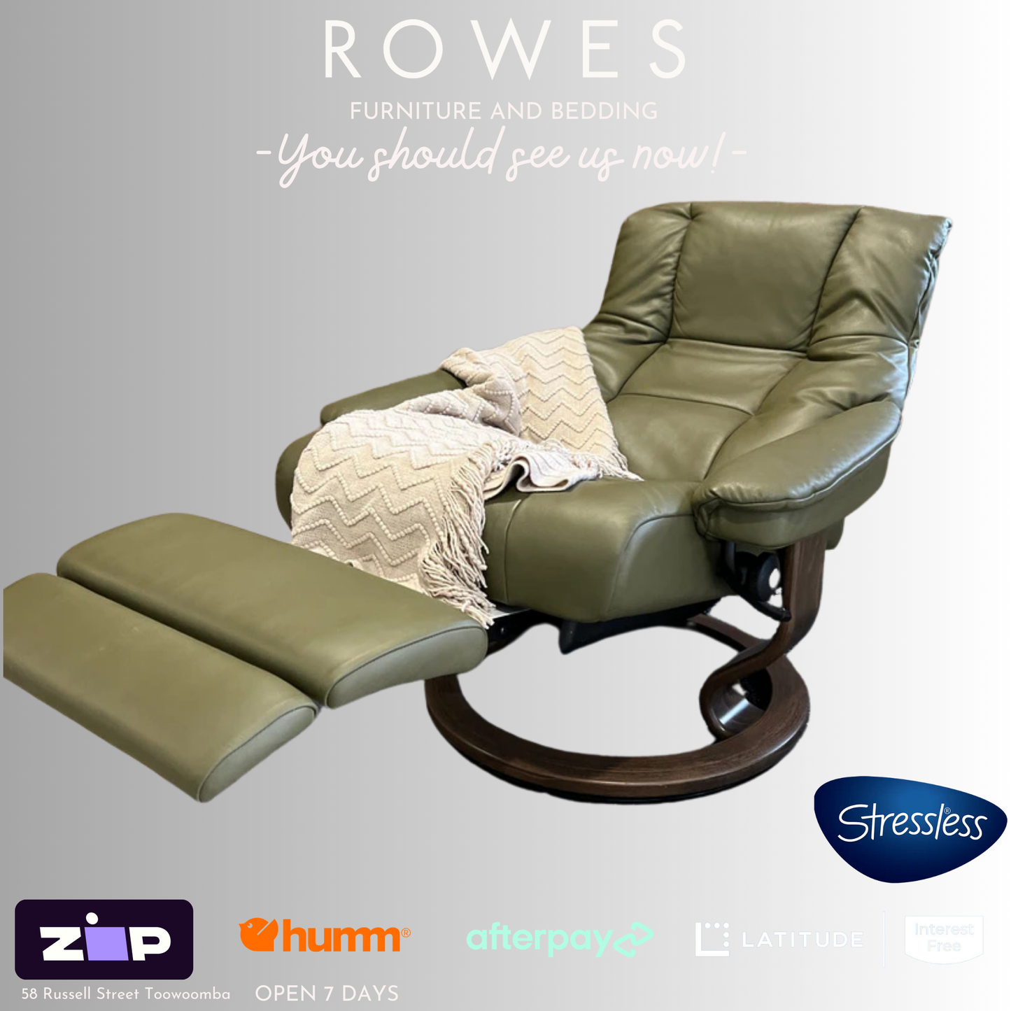 Stressless Leather recliner