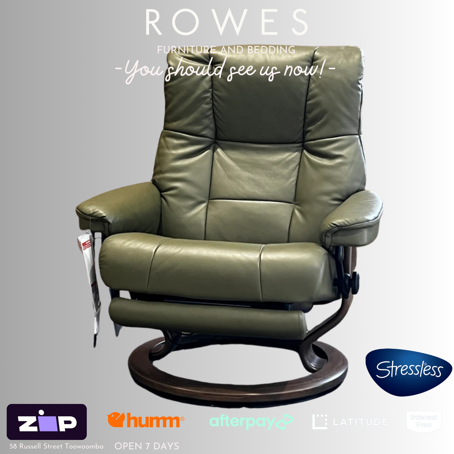 Stressless Leather recliner