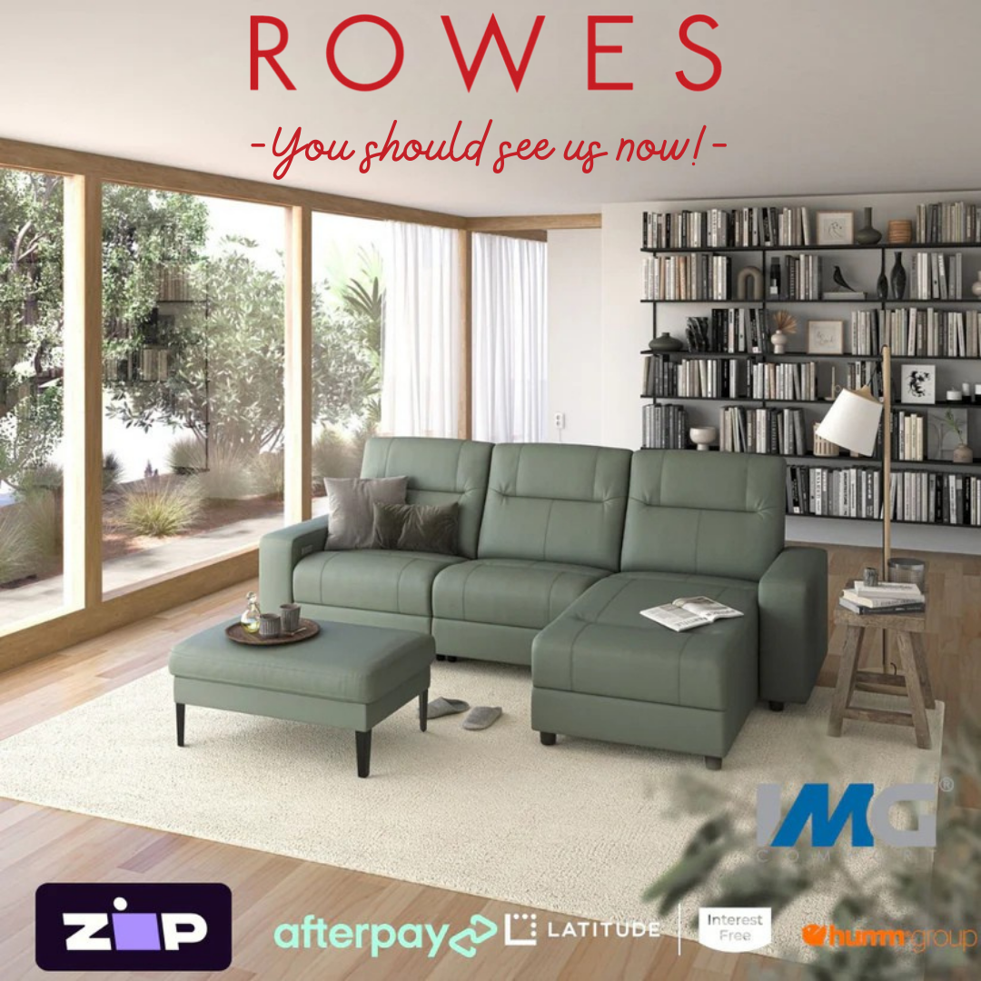 Leather sofa with chaise