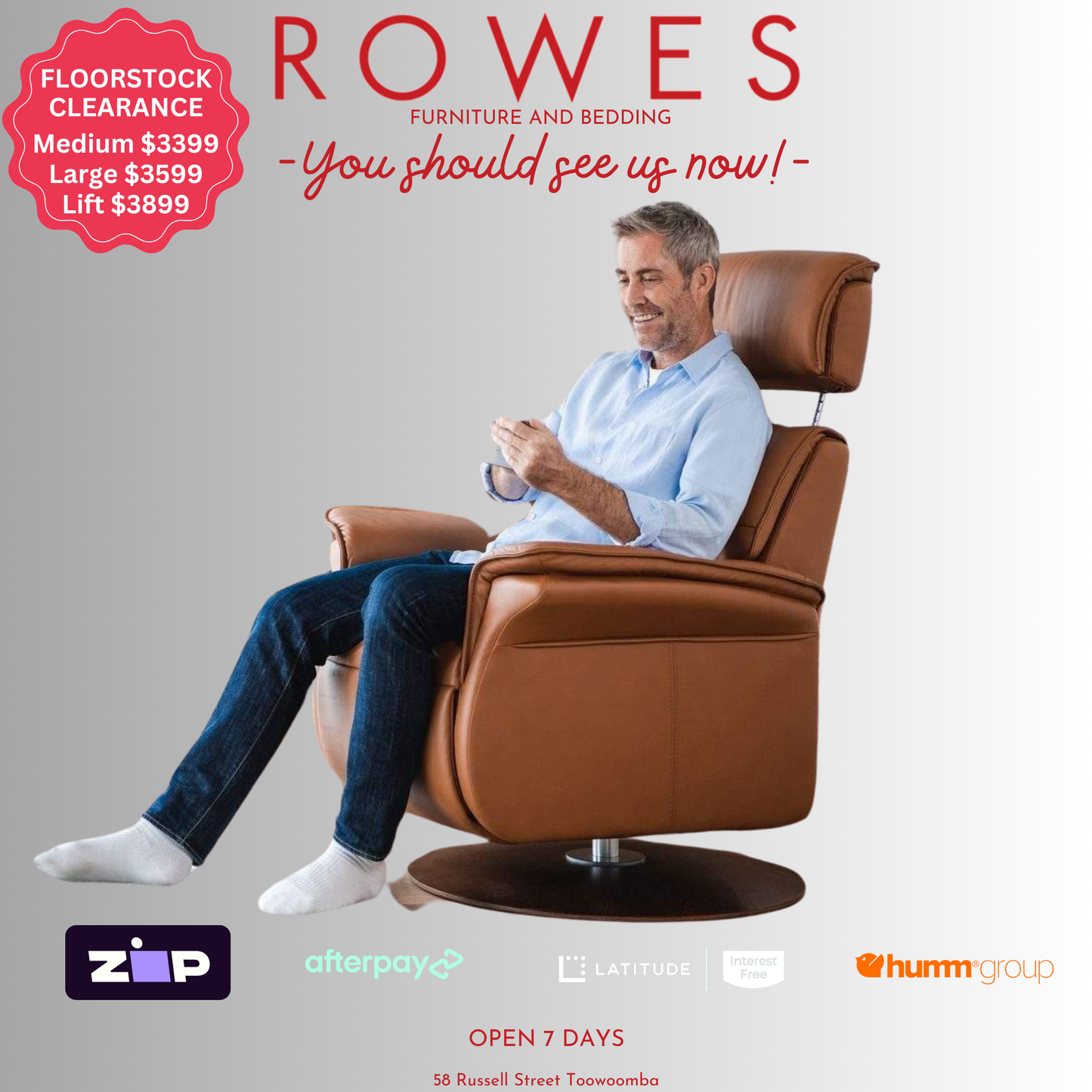 Leather Recliner Lift Chair