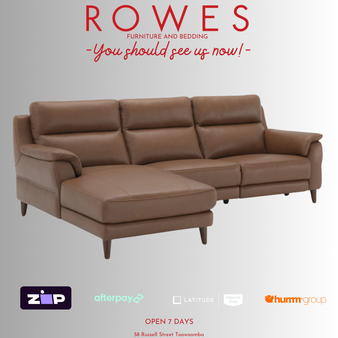 LaZboy leather sofa with chaise