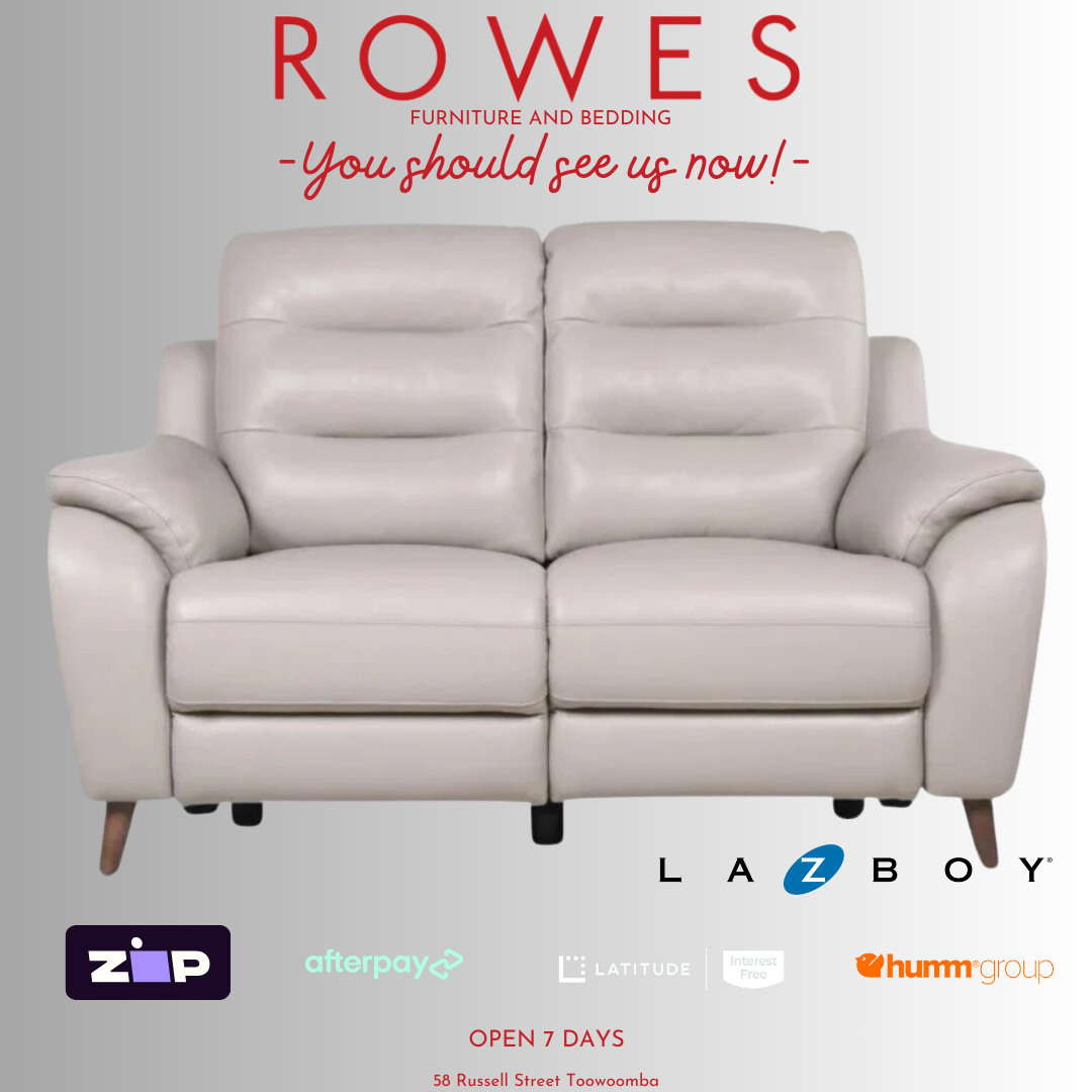 LaZboy leather 2 seat sofa