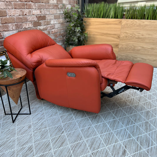 Garstone Recliner against a brick wall