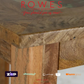 Wooden furniture with 'ROWES' branding and payment options displayed.