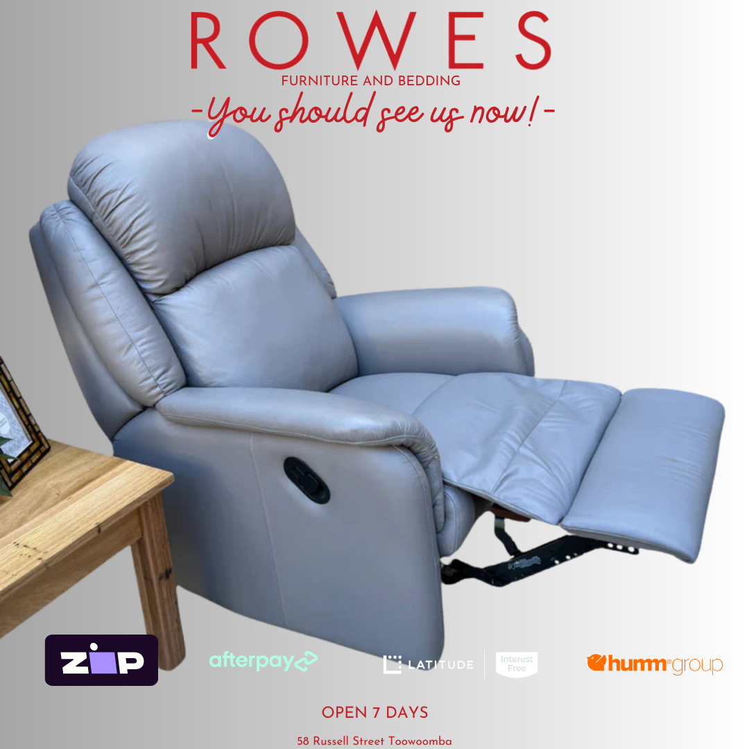 Australian Made Leather recliner