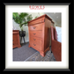 Wooden dresser in a room with furniture and decor, featuring Rowes Furniture & Bedding logo.