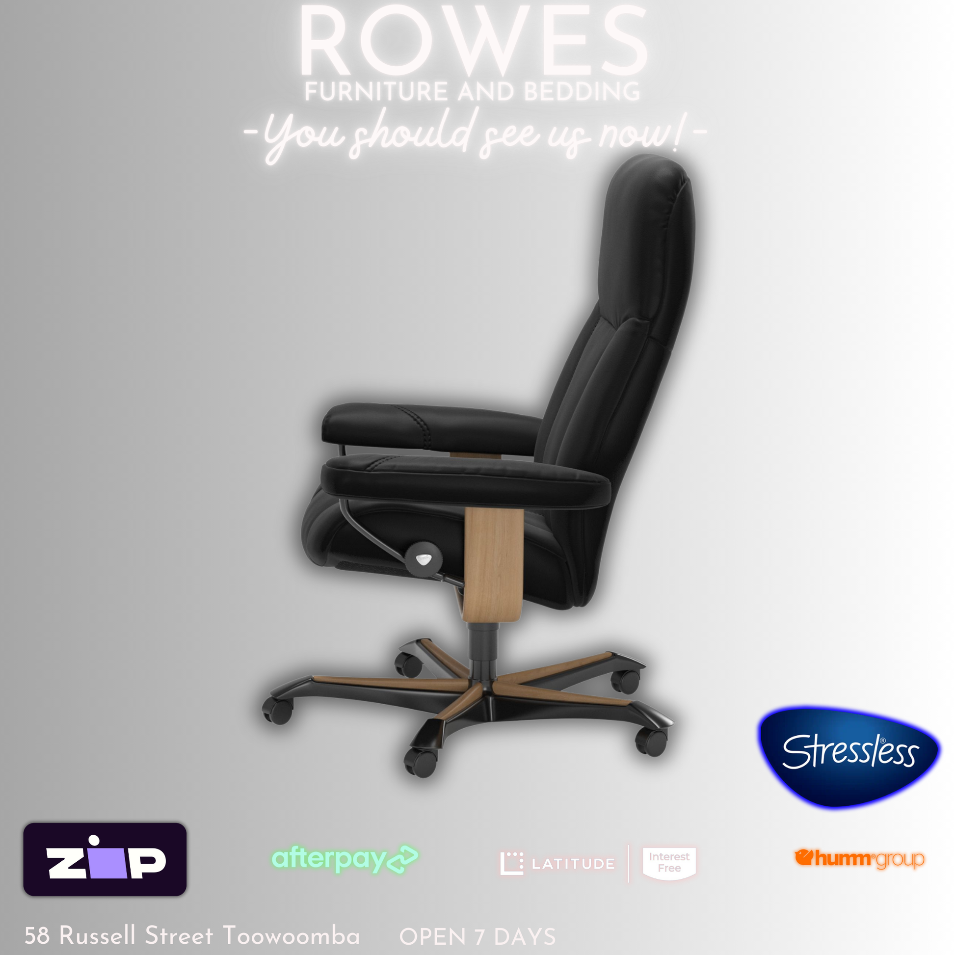 Stressless office chair