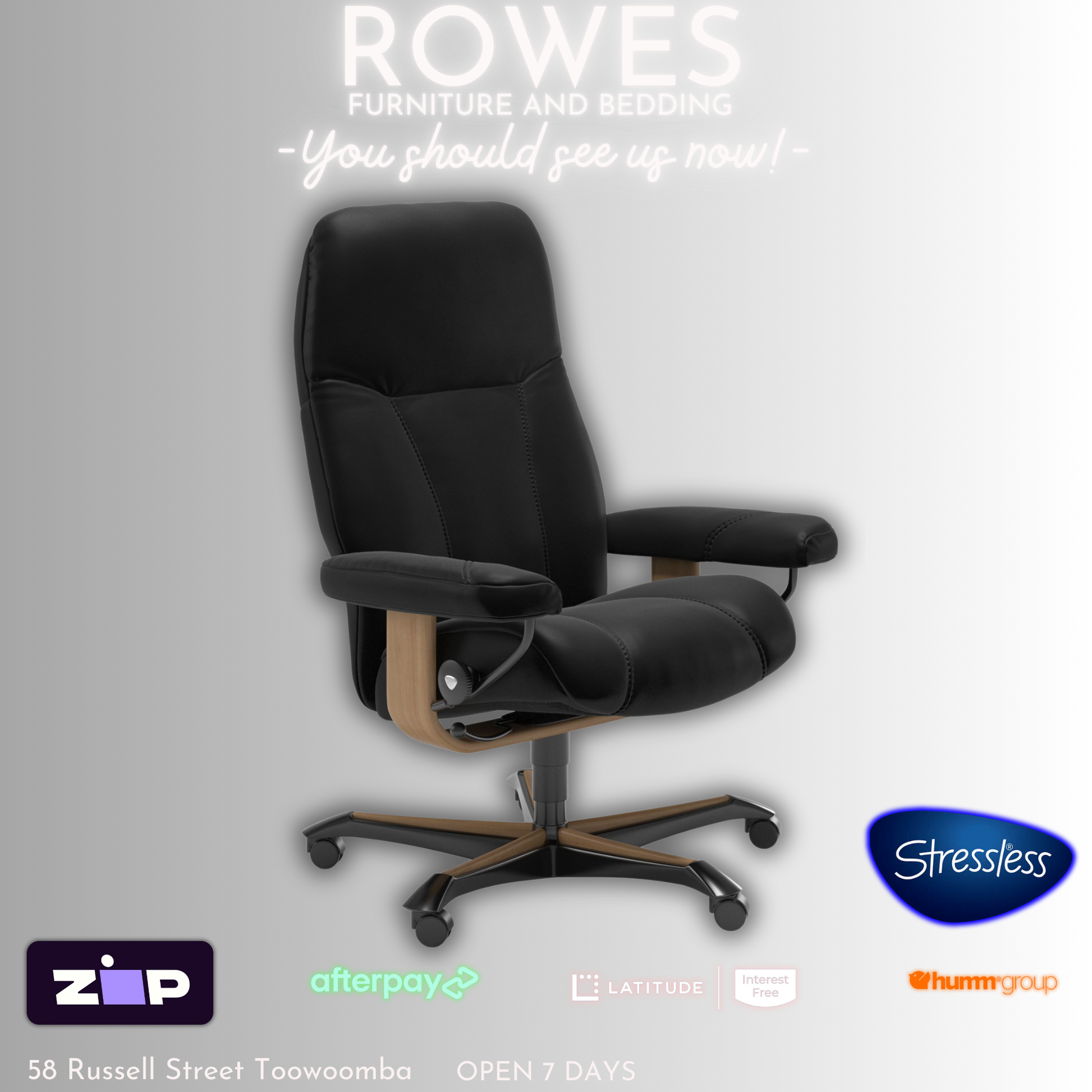 Stressless office chair