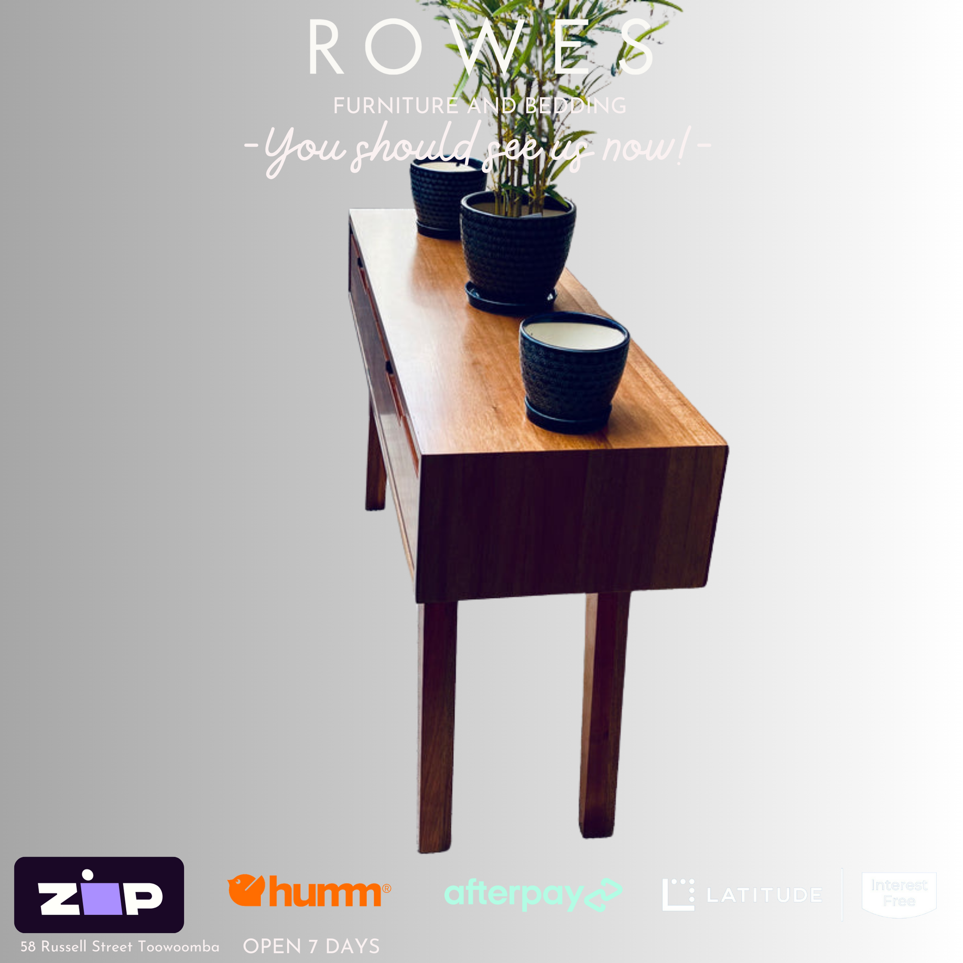 Wooden Hall Table