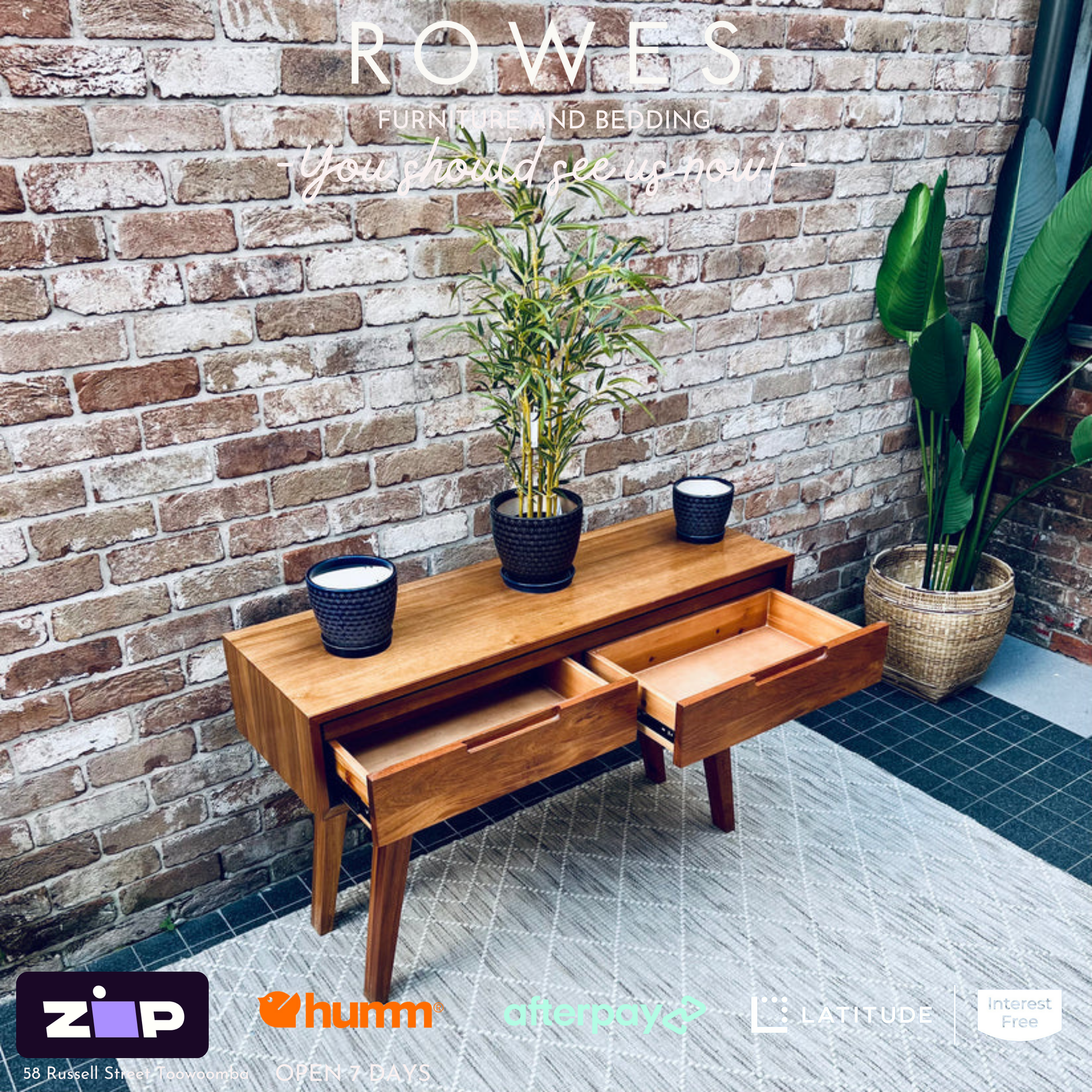 Wooden Hall Table