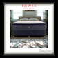 Blue mattress with 'Sleepyhead' branding in a bedroom setting, featuring Rowes Furniture & Bedding logo.
