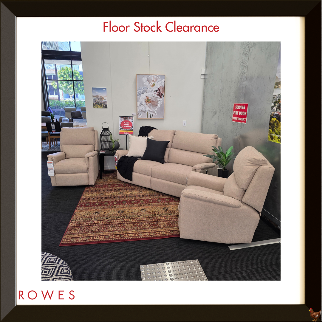 Erina KING 2.5 Seat Power Recliners Package - Floor Stock Clearance