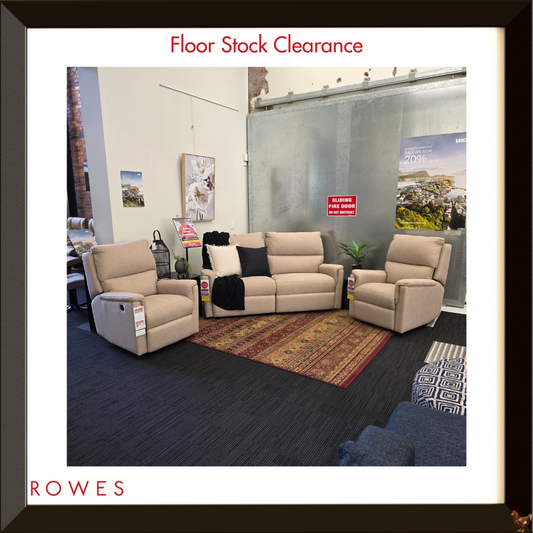 Erina KING 2.5 Seat Power Recliners Package - Floor Stock Clearance