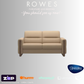 Stressless leather 2 seat sofa