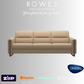 Stressless leather 3 seat sofa