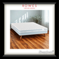 Mattress on a wooden floor with 'Rowes Furniture & Bedding' and 'Sleepyhead' branding.