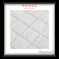 Quilted mattress topper with 'Rowes Furniture & Bedding' and 'Sleepyhead' branding.