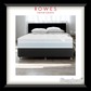 Mattress on a bed with 'Rowes Furniture & Bedding' and 'Sleepyhead' branding.
