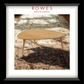 Wooden coffee table on a textured rug with 'Rowes Furniture & Bedding' branding.