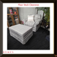 Hampton Armchair and Storage Ottoman - Floor Stock Clearance
