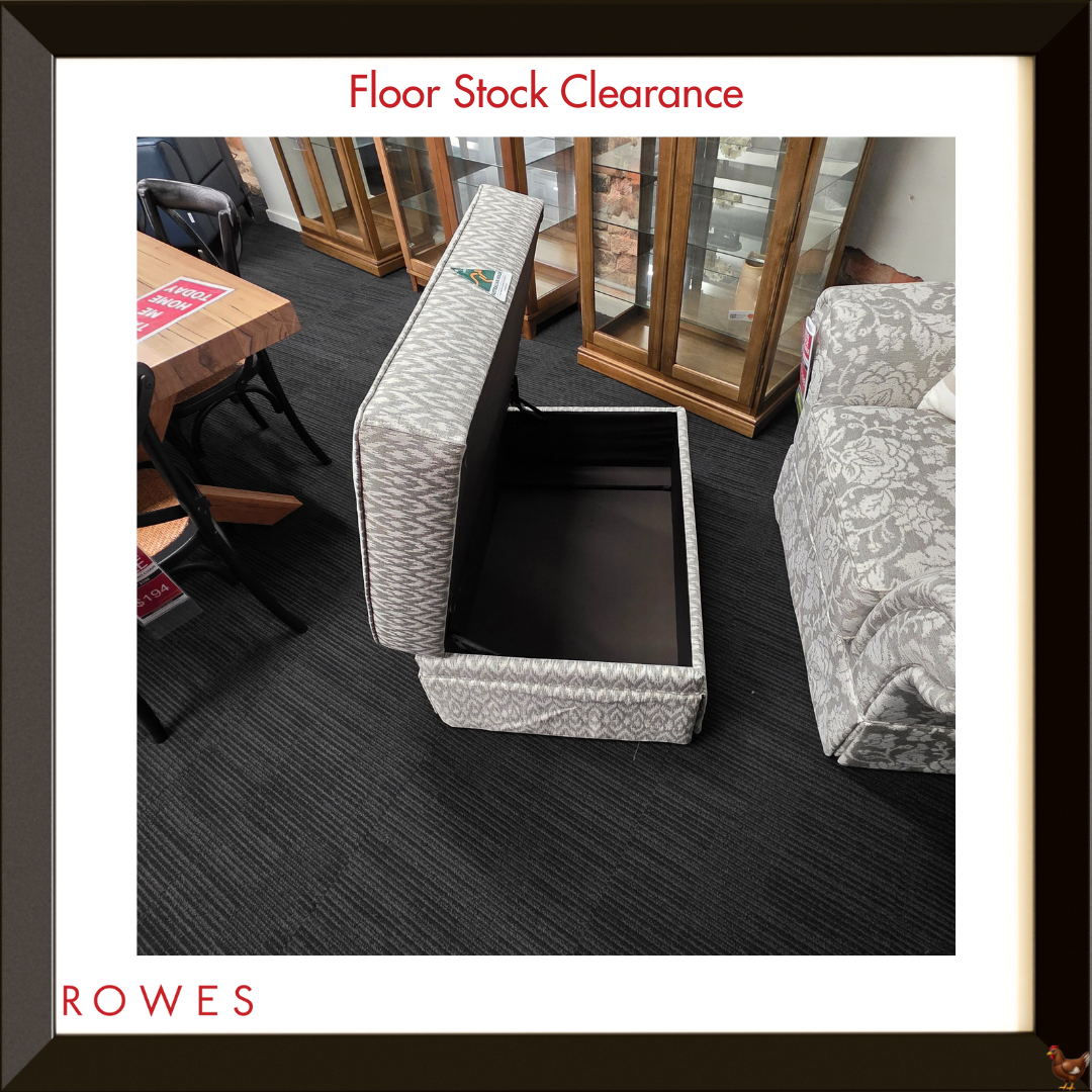 Hampton Armchair and Storage Ottoman - Floor Stock Clearance