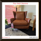 Heaton Leather Wing Chair - Floor Stock Clearance