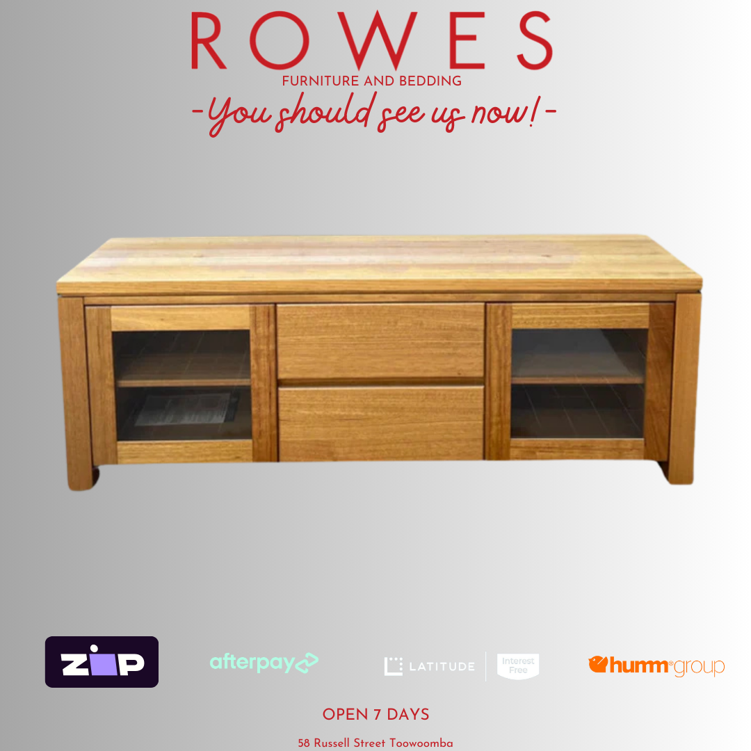 Australian Made Wooden Entertainment Unit