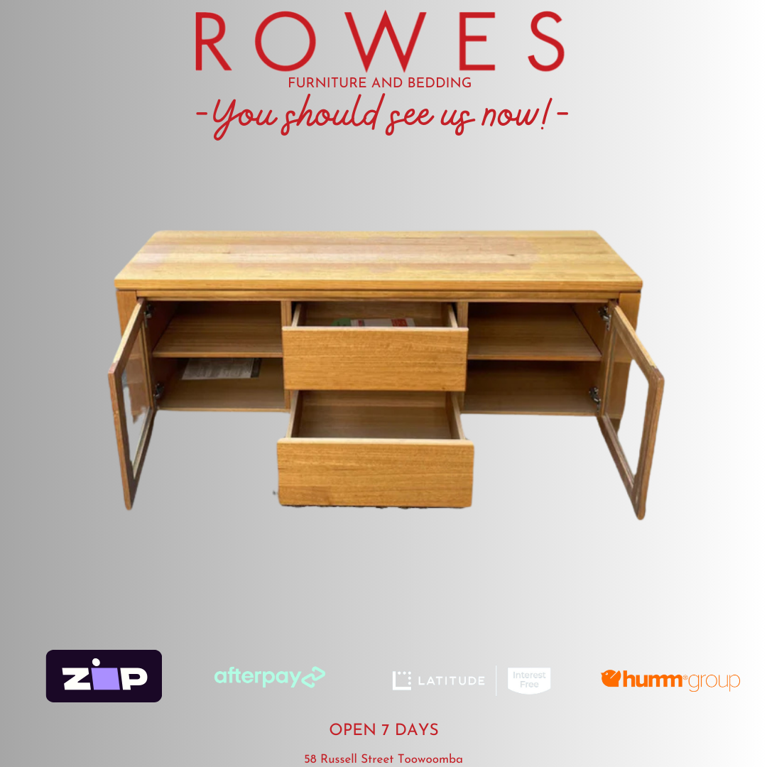 Australian Made Wooden Entertainment Unit