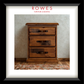 Wooden dresser with 'Rowes Furniture & Bedding' logo above it.