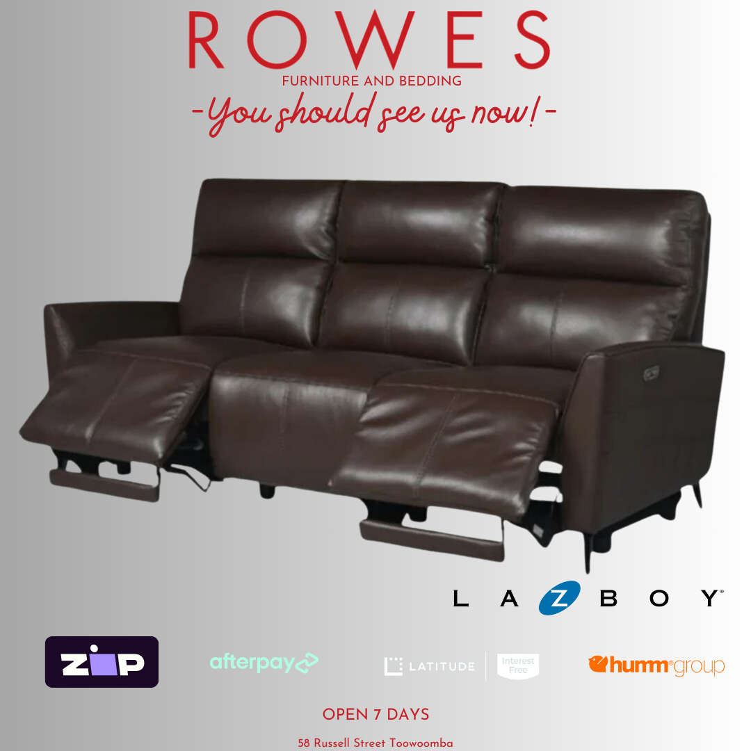 LaZboy leather 3 seat sofa