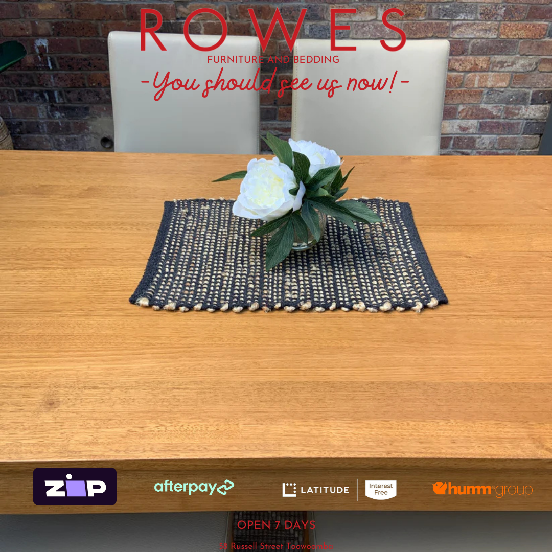 Wooden dining table