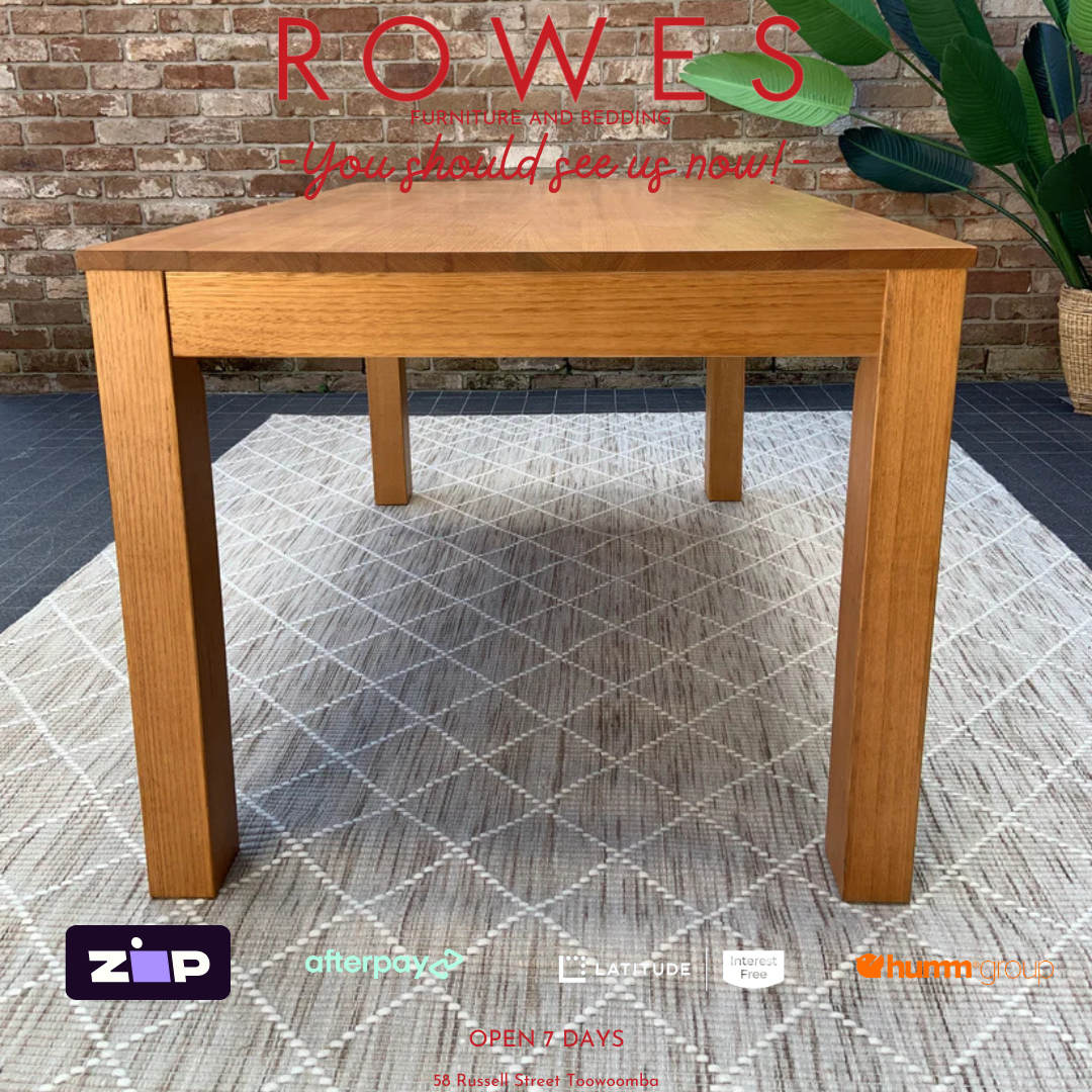 Wooden dining table
