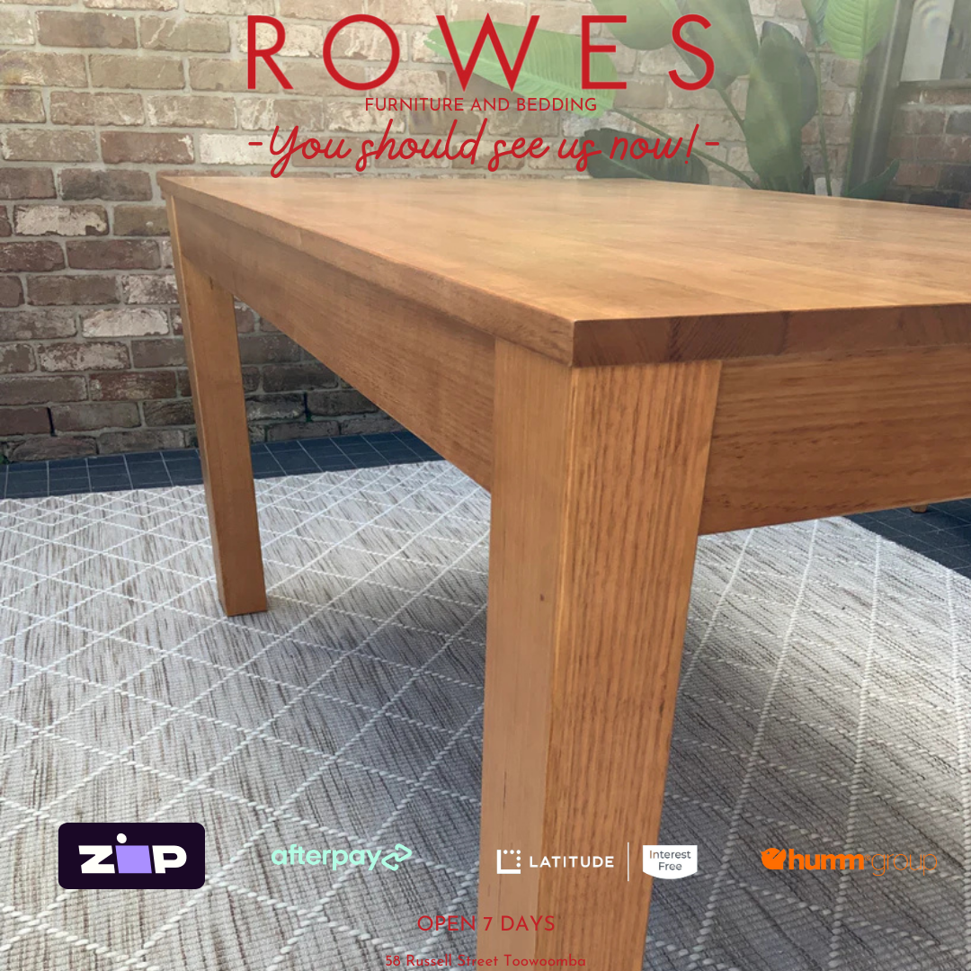 Wooden dining table