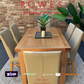Wooden extension dining table