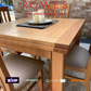 Wooden extension dining table