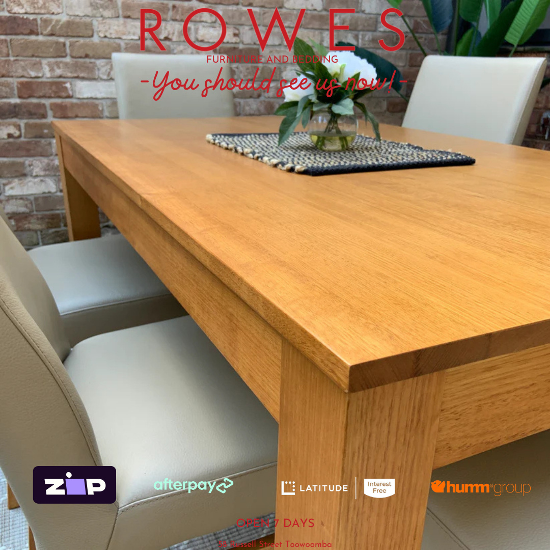 Wooden dining table
