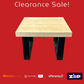 Panama Lamp Table  - Clearance Sale