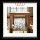 Wooden table on a wooden floor with 'Rowes Furniture & Bedding' branding.