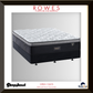 Mattress with 'Rowes Furniture and Bedding' branding on a gray background