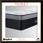 Mattress with 'Rowes Furniture and Bedding' branding on a white background
