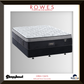 Mattress with 'Rowes Furniture and Bedding' branding on a gray background