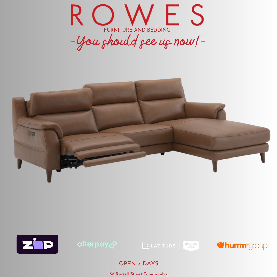 LaZboy Leather sofa with chaise