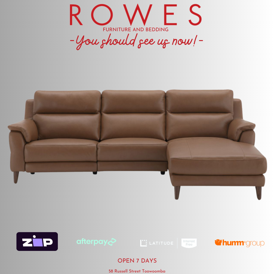 LaZboy leather sofa with chaise