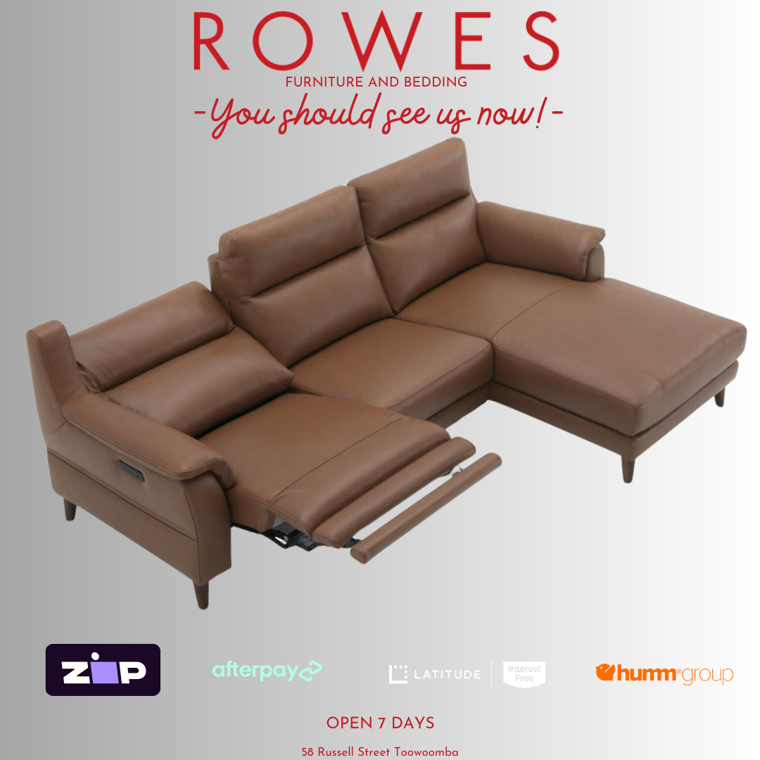 LaZboy leather sofa with chaise