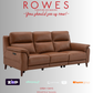 LaZboy leather 3 seater sofa